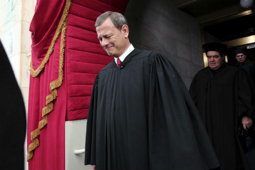 El presidente del Supremo, el magistrado de tendencia conservadora John Roberts.