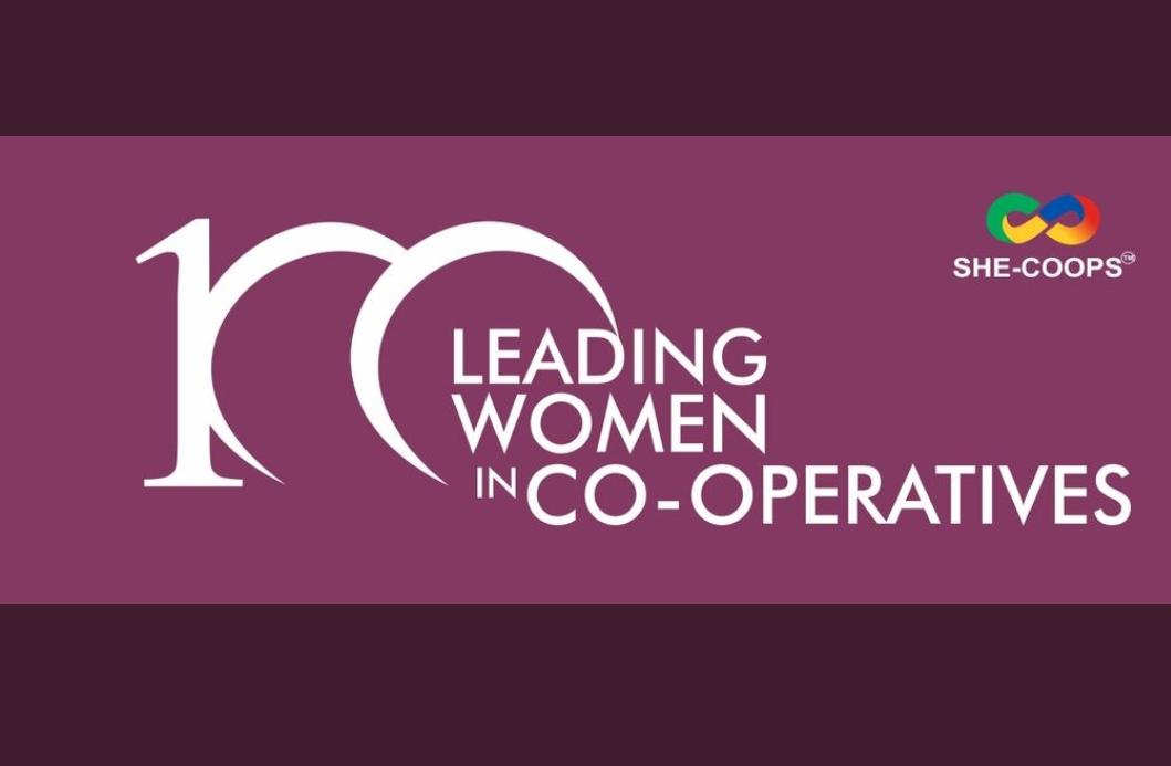 Logo de la seleccion de las 100 personalidades femeninas cooperativistas