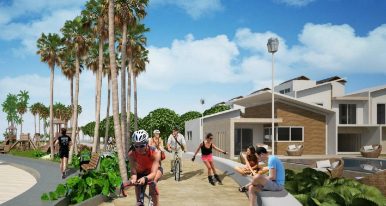 Pedernales, imagen de proyección futura.