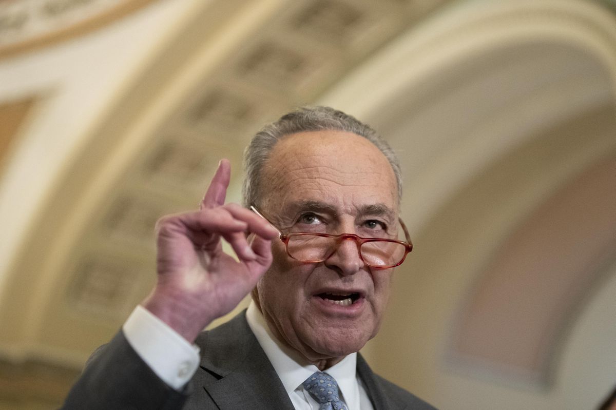 El líder de la minoría en el Senado de Estados Unidos, Charles Schumer.