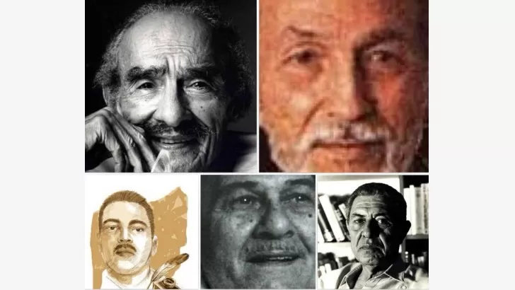  Pedro Mir, Manuel del Cabral, Juan Sánchez Lamouth, Franklin Mieses Burgos, Freddy Gatón Arce
