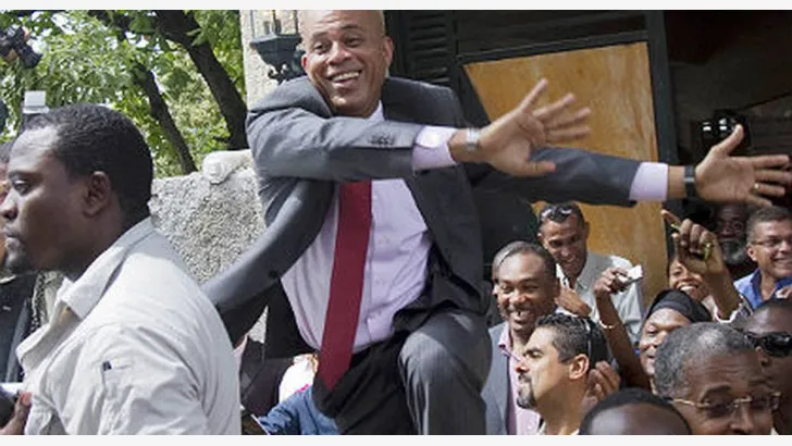 El expresidente de Haití y cantante Michel Martelly