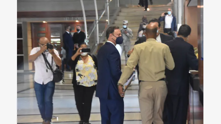  El exprocurador Jean Alain Rodríguez, al llegar a la Procuraduría General de la República. Foto @Mery Ann Escolástico.