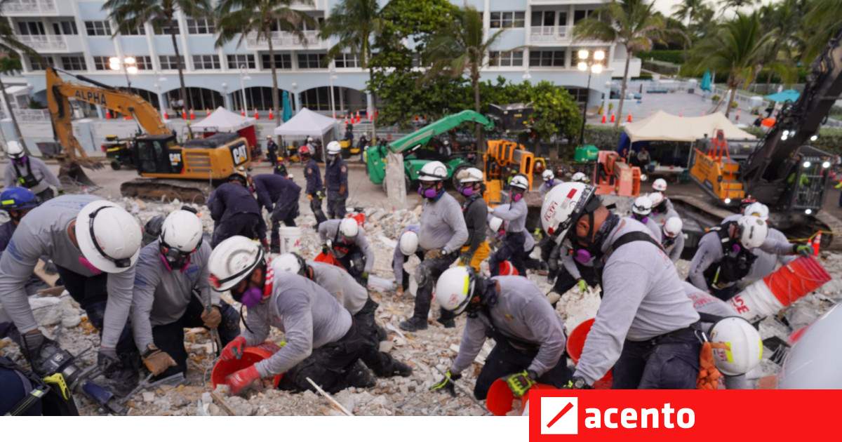 Suspenden labores de rescate en colapsada torre de Miami Beach - Vimarsana News