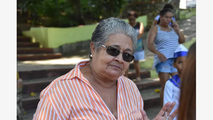  Doña Yolanda Mireya Alonzo era maestra pero decidió retirarse y dedicarse a trabajar por su pueblo, Río San Juan. Foto: Emil Socías.